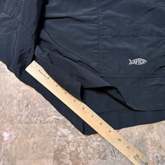 AFTCO Fishing Shorts Mens 44 Black 6” Nylon Performance UPF Cargo Nautical - Picture 5 of 8